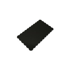 Kuchenplatte schwarz, 26,5 x 15,5cm