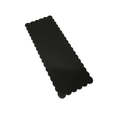 Kuchenplatte schwarz, 41,5 x 15,5cm