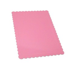 Kuchenplatte pink, 44,5 x 29,5cm