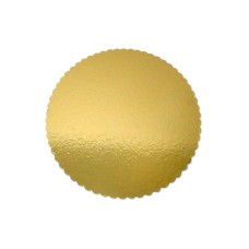 Kuchenplatte gold, rund 27cm