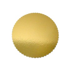 Kuchenplatte gold, rund 30cm