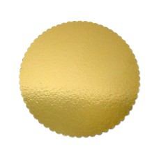 Kuchenplatte gold, rund 34cm