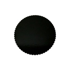 Kuchenplatte schwarz, rund 26cm