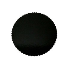 Kuchenplatte schwarz, rund 30cm