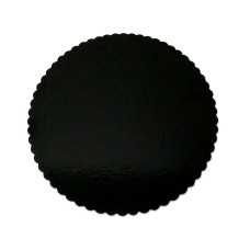 Kuchenplatte schwarz, rund 34cm