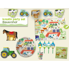 Bauernhof – Kreativ Partyset