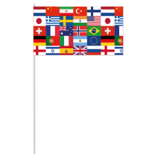 Papierflaggen Länder Diverse