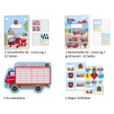 dh-design FEUERWEHR - Set zur Einschulung