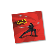 Serviette - Ninja