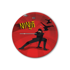 Pappteller - Ninja