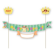 Tortenbanner - Pippi Langstrumpf