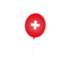 Luftballons - Schweiz