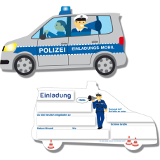 Einladungskarte - Polizei