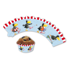Cupcake Deko-Banderolen – Der kleine Rabe Socke