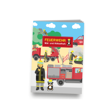 Mal- und Rätselheft – Feuerwehr