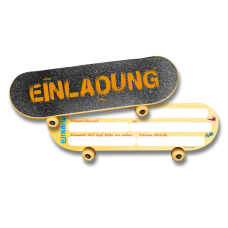 Einladungskarte - Skater