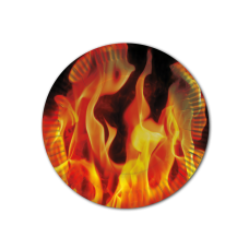 Pappteller - Feueroptik