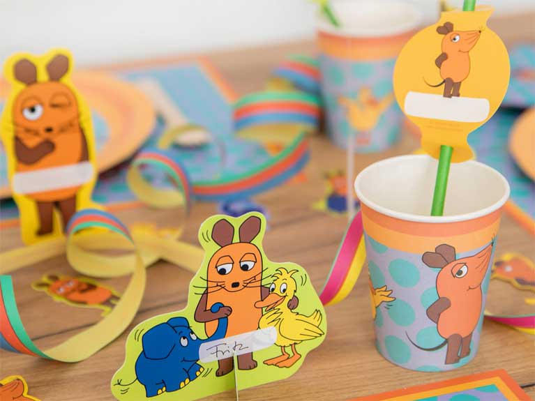 Partyartikel Die Maus (Sendung mit der Maus)