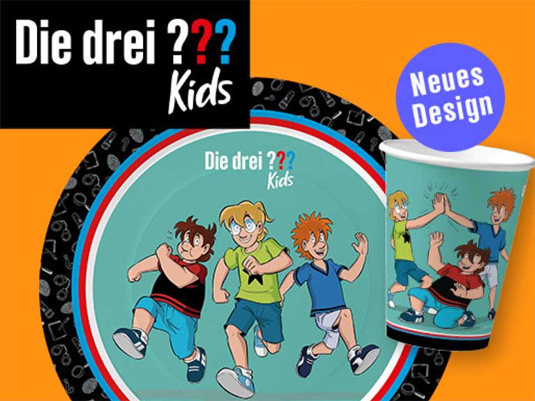 Partyartikel Die drei ??? Fragezeichen Kids - Neues Design
