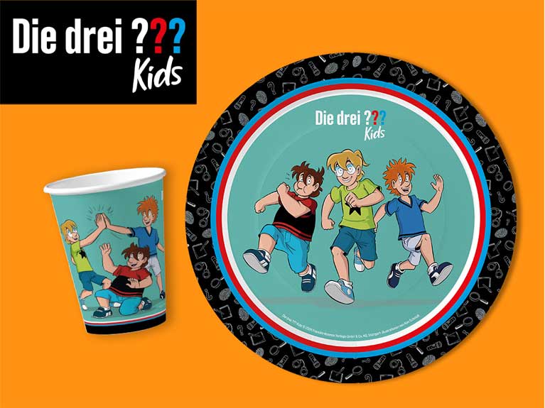 Partyartikel Die drei ??? Fragezeichen Kids