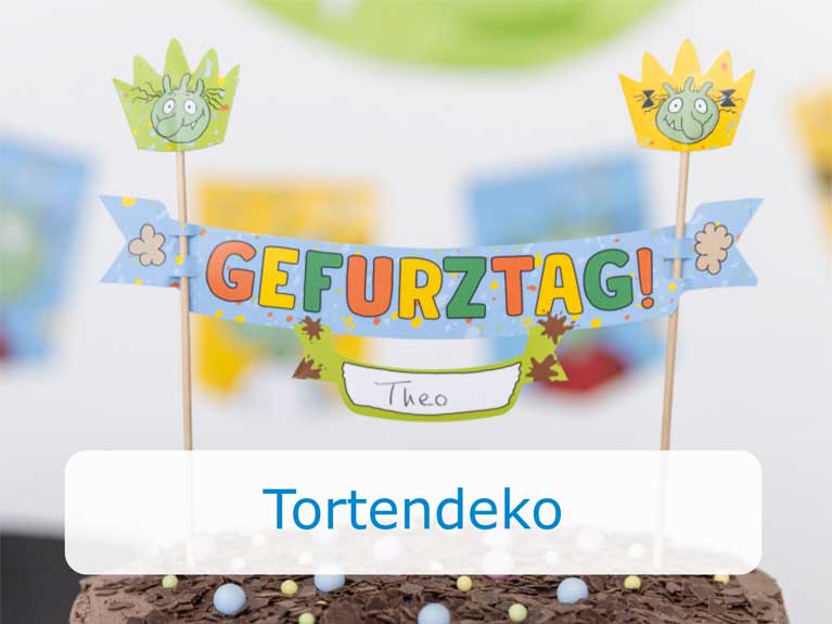 Partyartikel Tortendeko Dekoration von Torten
