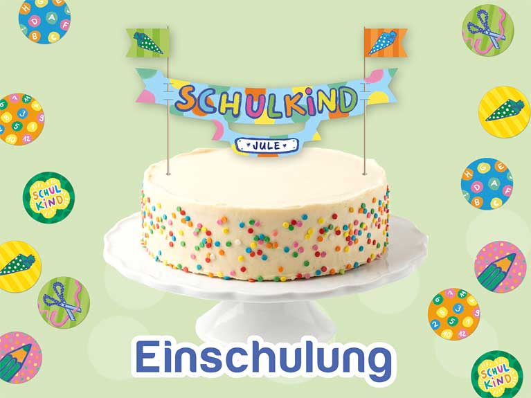 Partyartikel zur Einschulung