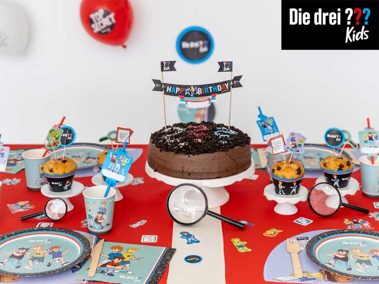Partyartikel Die drei Fragezeichen - Kids